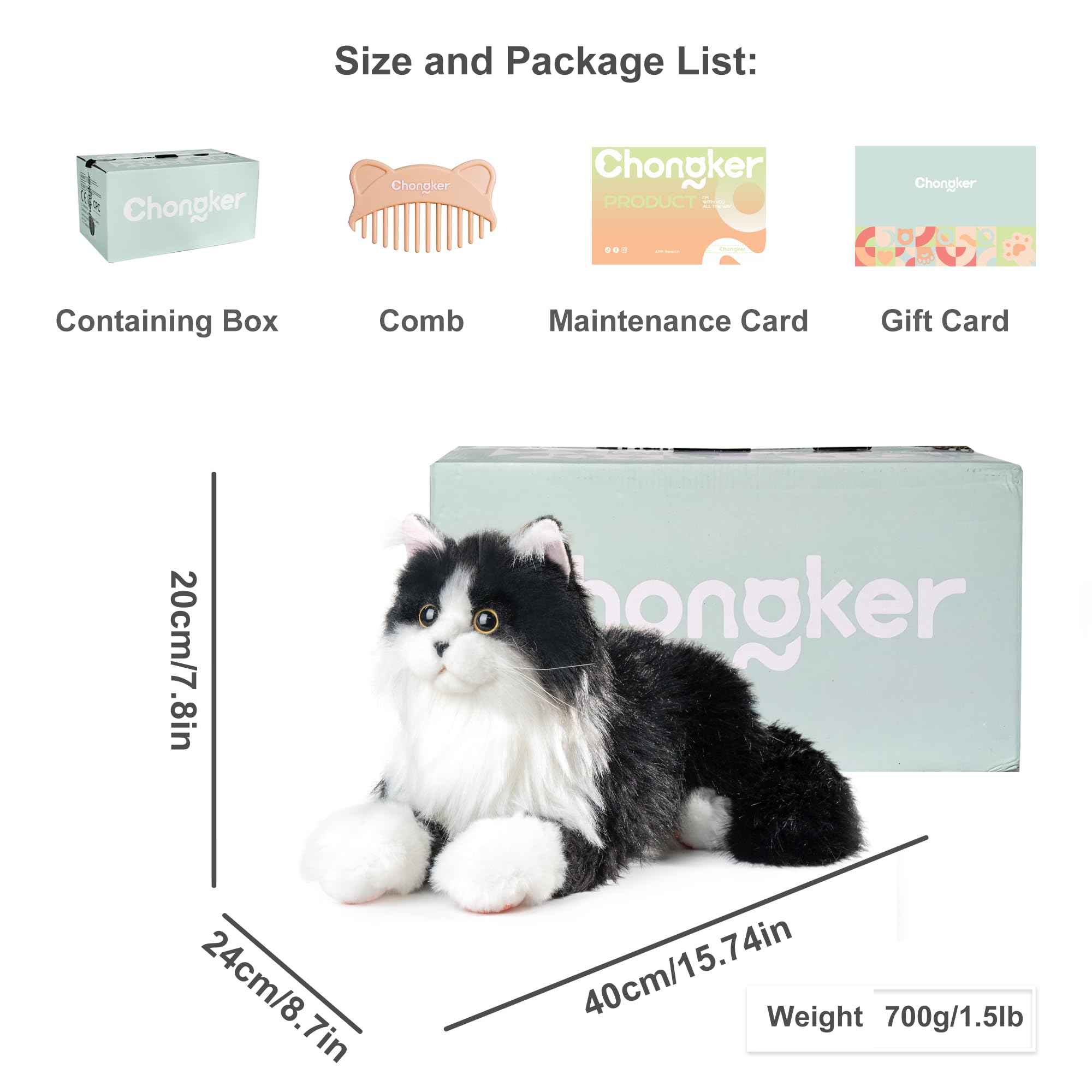 Amazon.co.jp: Chongker 重みのあるぬいぐるみ、ハンドメイドのリアル